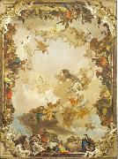 Giovanni Battista Tiepolo Allegory of the Planets and Continents oil on canvas